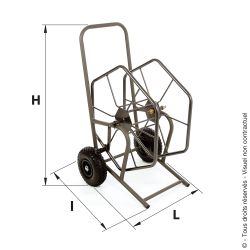 SATURNE Hose reel - 200 metres of capacity